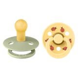 BIBS x Studio 2-Pack Rond Ladybug Sage Mix