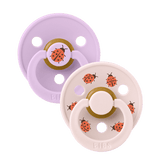 BIBS x Studio 2-Pack Rond Ladybug Violet Sky Mix