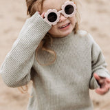 Baby Dutch Zonnebril Flower - Naturel