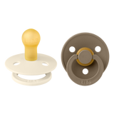 BIBS 2-Pack Rond Ivory / Dark Oak