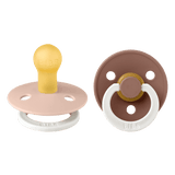 BIBS 2-Pack Rond Night Blush / Woodchuck