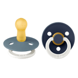 BIBS 2-Pack Rond Night Petrol / Deep Space