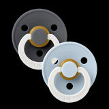BIBS 2-Pack Rond Night Iron / Baby Blue