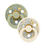 BIBS x Liberty 2-Pack Rond Eloise Sage