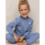 Feetje Pyjama Wafel Blue Melange