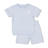 Feetje Shortama Wafel Babyblue - Summer Special