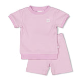 Feetje Shortama Wafel Lila - Summer Special