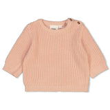Feetje Trui Gebreid Roze - The Magic Is In You