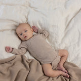 Feetje Wikkelromper Taupe - The Magic Is In You