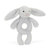 Jellycat Rammelaar Silver Bunny