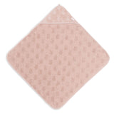 Jollein Badcape Badstof 75x75cm - Miffy Jacquard Wild Rose