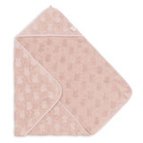 Jollein Badcape Badstof 75x75cm - Miffy Jacquard Wild Rose