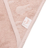 Jollein Badcape Badstof 75x75cm - Miffy Jacquard Wild Rose