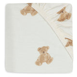 Jollein Hoeslaken Jersey 60x120cm - Teddy Bear