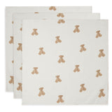 Jollein Hydrofiele Doek Small 70x70cm - 3 Stuks - Teddy Bear