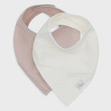 Jollein Slab Bandana - 2 Stuks - Wild Rose/Oatmeal