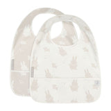 Jollein Slab Waterproof - 2 Stuks - Miffy & Snuffy Nougat