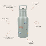 Kidzroom Drinkfles 350ml - Auto's