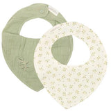 Little Dutch 2-Pack Bandana Slab - Blueberry Leaves