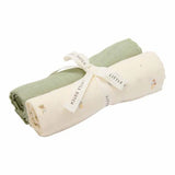 Little Dutch 2-Pack Swaddle 70x70cm - Forest Treasures / Sage