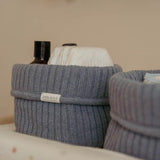 Little Dutch Commodemandje Gebreid Klein - Denim Blue