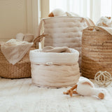 Little Dutch Commodemandje Groot - Pure Soft Beige / Stripe