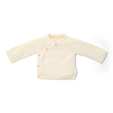 Little Dutch Gebreid Vestje Met Overslag Offwhite