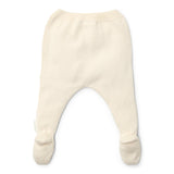 Little Dutch Gebreide Broek Met Voetjes Offwhite