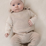 Little Dutch Gebreide Slofjes Soft Beige