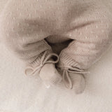 Little Dutch Gebreide Slofjes Soft Beige