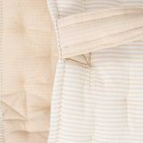Little Dutch Opbergmand Reversible Groot - Pure Soft Beige Stripe