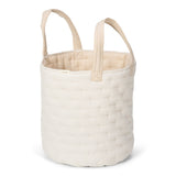 Little Dutch Opbergmand Reversible Groot - Pure Soft Beige Stripe