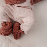 Little Dutch Teddy Slofjes Pink Blush
