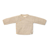 Little Dutch Gebreid Vestje Met Overslag Soft Beige