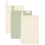 Little Dutch 3-Pack Washandjes Hydrofiel - Blueberry Leaves