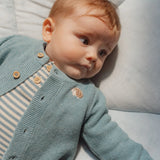 Little Dutch Newborn Gebreid Vestje Baby Blue