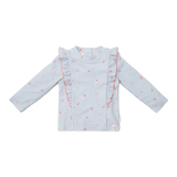 Little Dutch Zwemshirt Lange Mouwen Sunny Flowers Blue