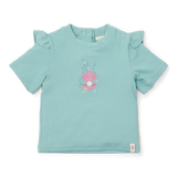 Little Dutch Zwemshirt Korte Mouwen Ocean Treasures Surf Blue