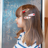 Rockahula Kids Haarclipjes Cherry Stripe Fabric