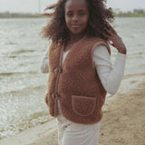 We Are Wovens Wollen Bodywarmer Espresso