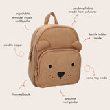 Kidzroom Rugzak Rugzak Porto Beary Excited - Brown