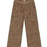 Daily7 Girls Broek Wide Fit Velvet - Brown