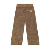 Daily7 Girls Broek Wide Fit Velvet - Brown