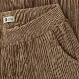 Daily7 Girls Broek Wide Fit Velvet - Brown