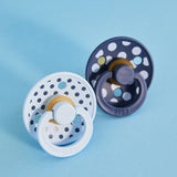 BIBS x Studio Polka 2-Pack Rond Baby Blue/Steel Blue