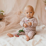 A Tiny Story Longsleeve Ajour Met Kraagje Bloemen