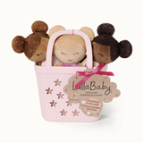 PRE-ORDER - Lullababy Badpopjes In Mandje - Roze