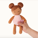 Lullababy Badpop Meisje Bruin Haar Small