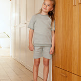 Feetje Zomerpyjama Wafel Zeegroen - Summer Special