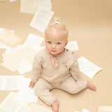 A Tiny Story Broek Gevoerd - Beige Melange